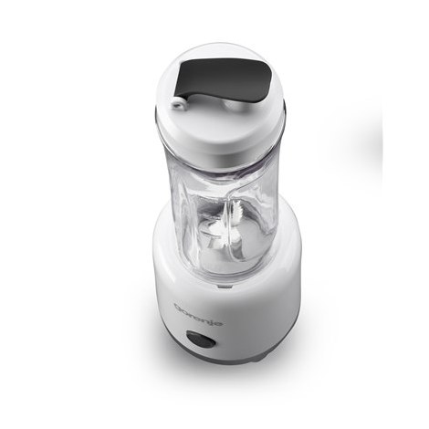 Gorenje | Blender | BSM600LBW | Personal | 300 W | Jar material Plastic | Jar capacity 0.6 L | Ice crushing | White - 2